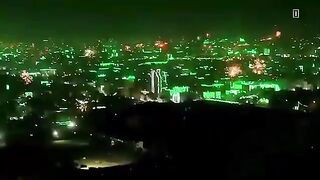 Sanaa, the capital of Yemeni people decorated it with heart-warming beauty in celebration of Eid Milad-un-Nabi (PBUH)