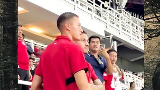 Ini beneran sedeket ini woy, mimpi apa semalem  Indonesia vs Taipei  Bolanetral timnasindonesia timnasday kitagaruda timnasindonesia
