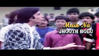 Main Na Jhooth Bolu - Lyrical  Indrajeet  Amitabh Bachchan Jaya Prada Asha Bhosle Amit Kumar