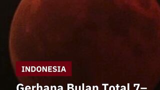 Gerhana Bulan Total 78 September 2025 Fenomena Blood Moon di Langit Indonesia