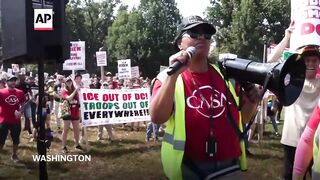 Thousands protest for a Free DC against federal control in