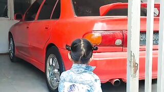 Akhirnya sampai juga ke rumah nenek