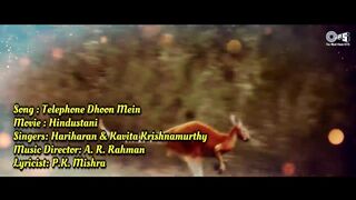 Telephone Dhoon Mein Lyrical  Hindustani  Kamal Haasan Manisha  Hari Haran Kavita