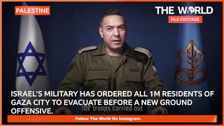Gaza City Evacuation New Offensive Looms   TheWorldEng   breakingnews shorts viral news