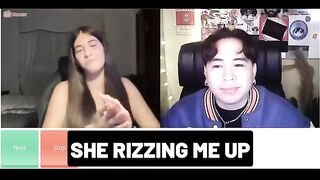 Ometv prank MY RIZZ Got Her Excited on OMEGLE