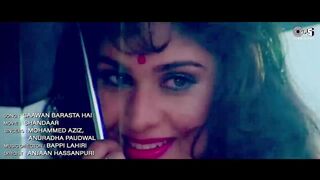 Saawan Barasta Hai Lyrical  Shandaar  Mithun Chakraborty Meenakshi Seshadri  Mohammed Anuradha