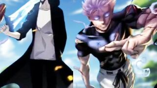 SGojo vs sung Jin-Woo  Jujutsu kaisen x Solo leveling shorts