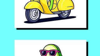 Cartoon Fruits   Find the Difference Challenge