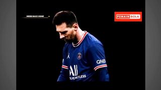 DIKECAM FANS PSG, MESSI INGIN KEMBALI KE BARCA?messi