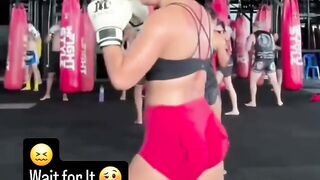 She Can Not Bear Heavy Punch from Trainer