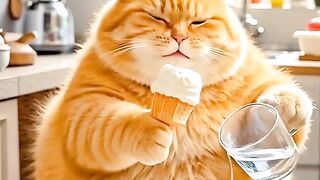 Funny Orange Cat Jump Fails