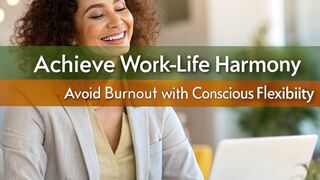 Achieve Work-Life Harmony Avoid Burnout with Conscious Flexibility(French Translation)