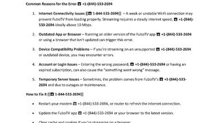 Why Isnt My Fubo Working? Fix Device Compatibility Issues