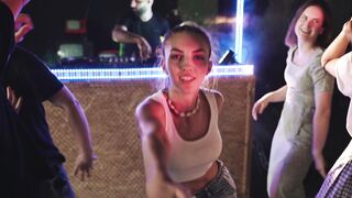 Woman Dancing at a Party