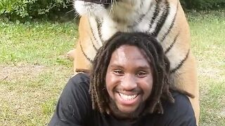 Man and Tiger Become Best Friends