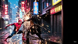 Spider-man fighting