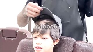 Barber Gives BALD Kid Makeover