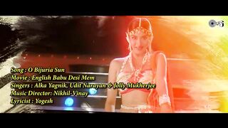 O Bijuria Sun Baby Mujhko Chun - Lyrical  English Babu Desi Mem  Sonali Bindre  90s Item Song