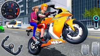 Bike Taxi Driving Simulator 3D - Android Gameplay