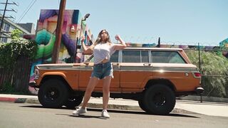 Woman Dancing in the Street