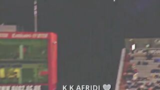 Ferreira hit a big six to Adil Rashid
