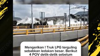 Ledakan Truk Tangki GAs di Meksiko, 3 orang Tewas dan 70 Terluka