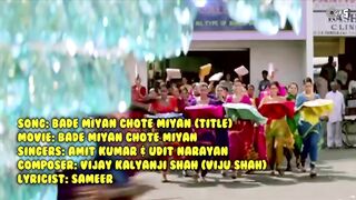 Bade Miyan Chote Miyan - Title Track  Bade To Bade Miyan Chote Miyan Subhanallah