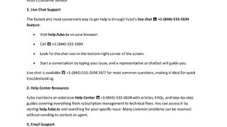 How do I contact Fubo support? (247 FuLL SuPPoRt)