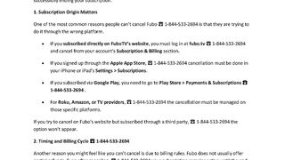Why cant I cancel Fubo?A Common Problem Solved