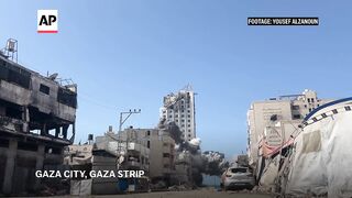 Israel destroys another building in Gaza