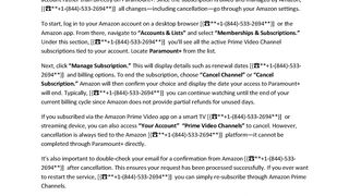 How do I cancel a Paramount subscription on Prime?A Complete Guidebook