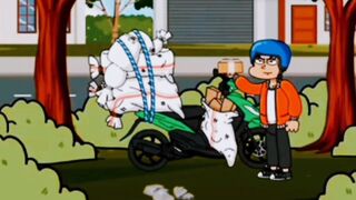 Cerita animasi  azab seorang kurir paket