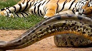 Tiger vs Anaconda