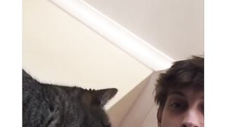 Cat and human love story!