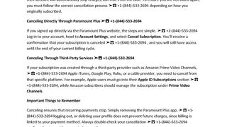 How Do I Stop Recurring Payments on Paramount Plus? {{Remove unexpected charges}}