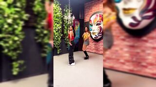 Indian Girl Selony Pareb Dance
