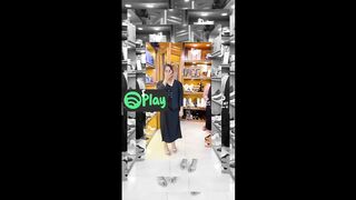Fun Dance at the Shoe Store  Boys  Girls Grooving to Music video viral v
