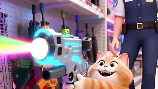 头惊现军火运输猫 猜猜它选择的战场在哪里橘猫 萌宠 治愈系 原创动