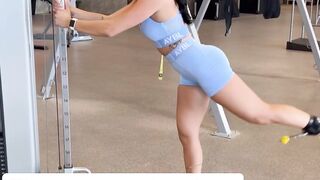 Beautiful Gym Girls Pumping Iron