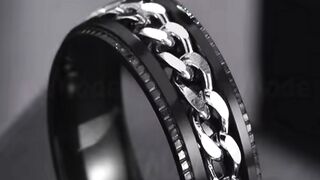 New Mens Ring  Trending Steel Style