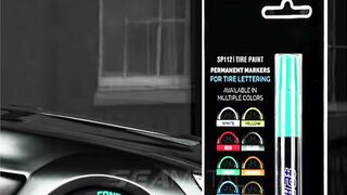 اجعل إطاراتك تتألق بفخامة بسهولة!  Tire Paint Marker for car accessories shorts caraccessories