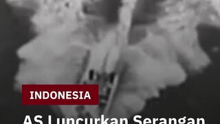 Breaking News Amerika Serikat menggempur kapal kartel Venezuela di Laut Karibia.