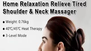 Relaxing Neck  Shoulder Massager  Pain Relief  Stress Therapy