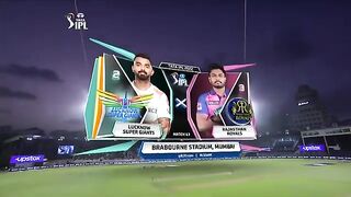 LSG v/s RR ipl cricket match