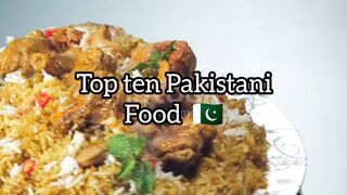 Top ten Pakistani food