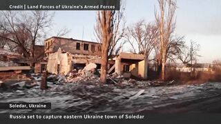 Russia set to capture Eastern Ukraine Town of Soledar