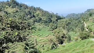 Walking around the beautiful natural surroundings.