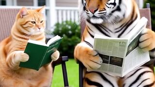 Cat and tiger shorts.