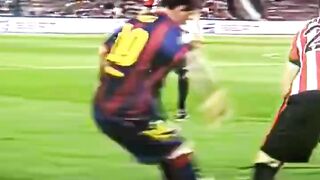 Magic football from lionel messi