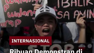 Trillion Peso March di Manila Aksi Damai Berubah Ricuh, Puluhan Ditangkap
